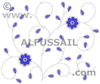 تصاميم نقشات تطريز مطرزات هندية فساتين وحواشي الفساتين