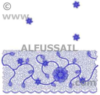 تصاميم نقشات تطريز مطرزات هندية فساتين وحواشي الفساتين