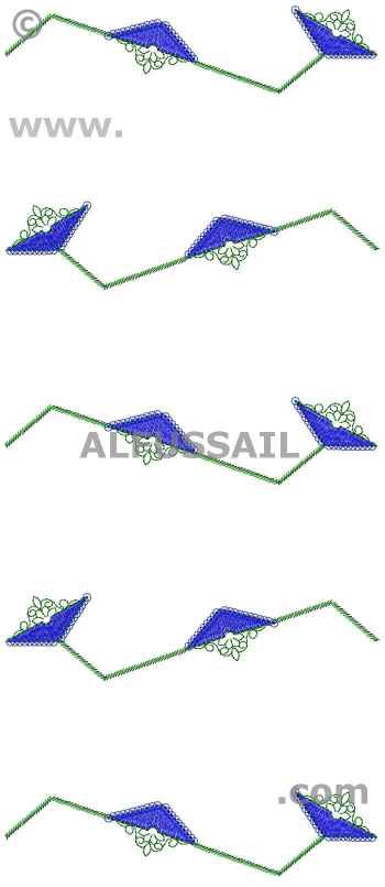 تصاميم نقشات تطريز مطرزات هندية فساتين وحواشي الفساتين