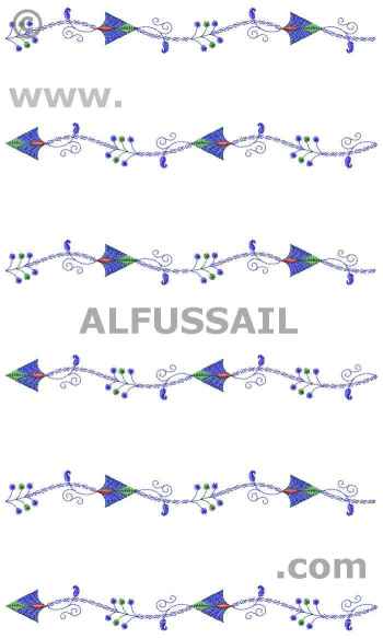 تصاميم نقشات تطريز مطرزات هندية فساتين وحواشي الفساتين