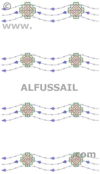 تصاميم نقشات تطريز مطرزات هندية فساتين وحواشي الفساتين