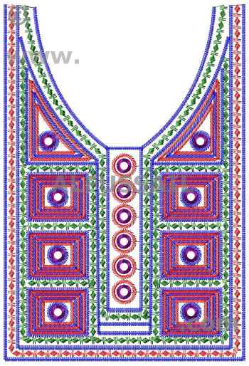 تصاميم نقشات تطريز مطرزات هندية فساتين وحواشي الفساتين